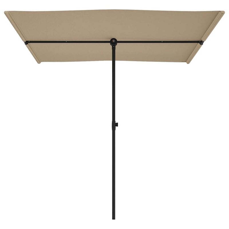 vidaXL  6.6x4.9 ft Garden Parasol in Taupe