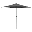 vidaXL 8.9 ft Diameter Garden Parasol w/Adjustable Armrests in Anthracite