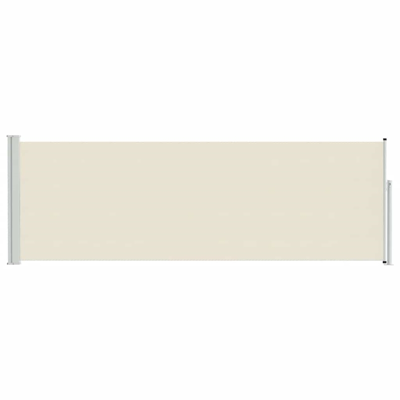 vidaXL Side Awning with PU Coating in Cream