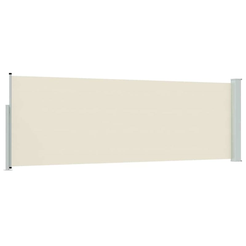 vidaXL Side Awning with PU Coating in Cream