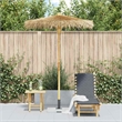 vidaXL 59.1 in Diameter Tiki Umbrella in Natural Bamboo