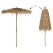 vidaXL 59.1 in Diameter Tiki Umbrella in Natural Bamboo