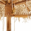 vidaXL 59.1 in Diameter Tiki Umbrella in Natural Bamboo