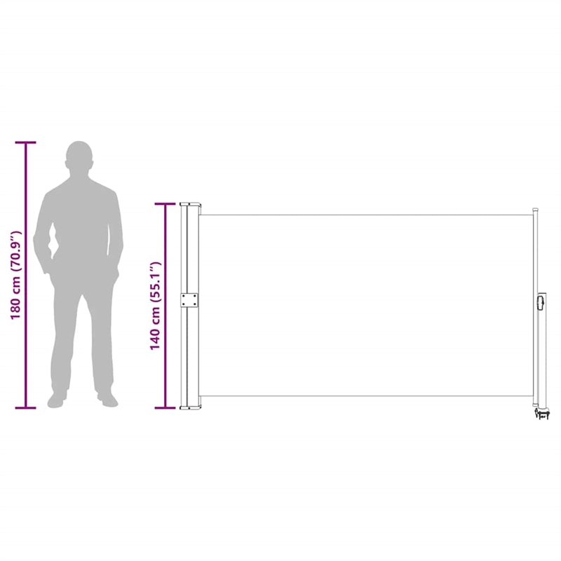 vidaXL 55.1 x 118.1