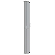 vidaXL Side Awning in Black Screen + Grey Stand