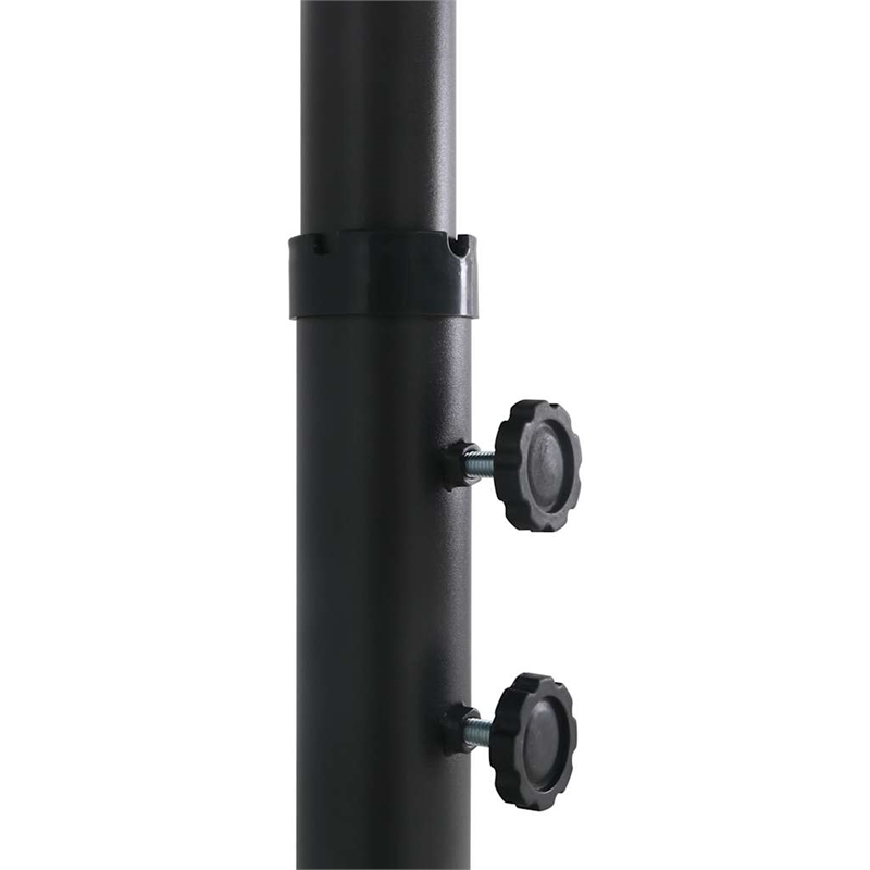 vidaXL Extra Large Parasol Black
