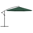 vidaXL Large Cantilever Garden Parasol in Solid Green