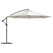 vidaXL Large Cantilever Garden Parasol in Sand White