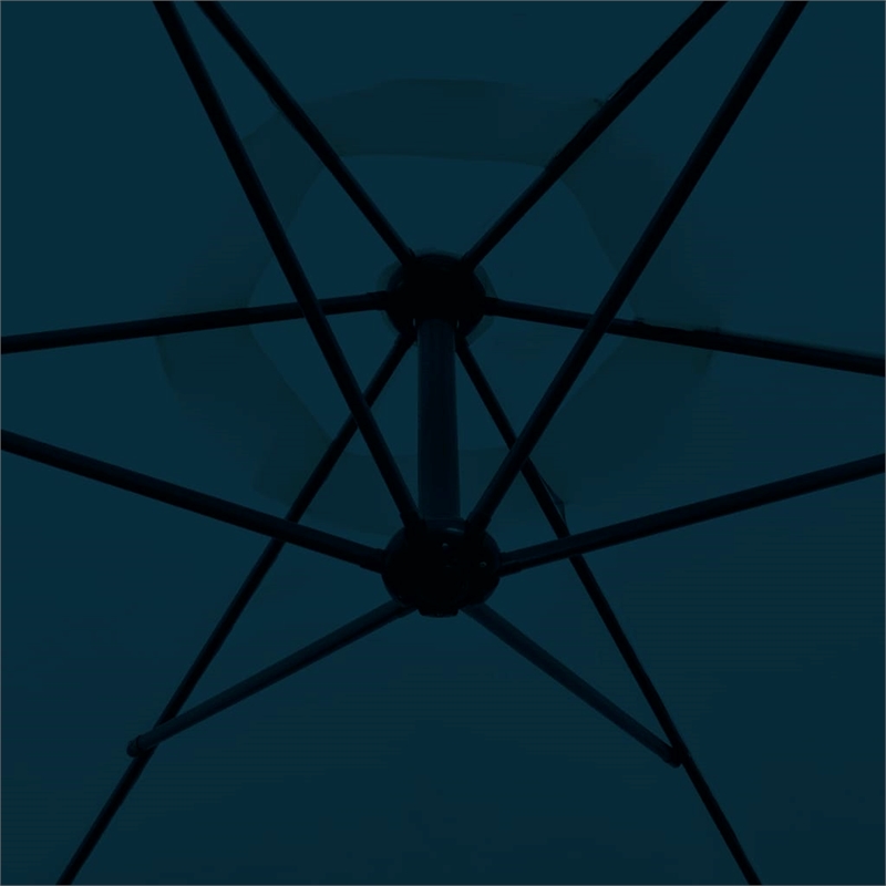 vidaXL Cantilever Garden Umbrella in Solid Blue