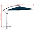 vidaXL Cantilever Garden Umbrella in Solid Blue