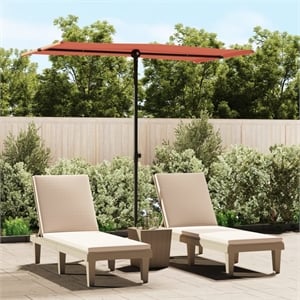 vidaXL Medium Garden Parasol in Terracotta