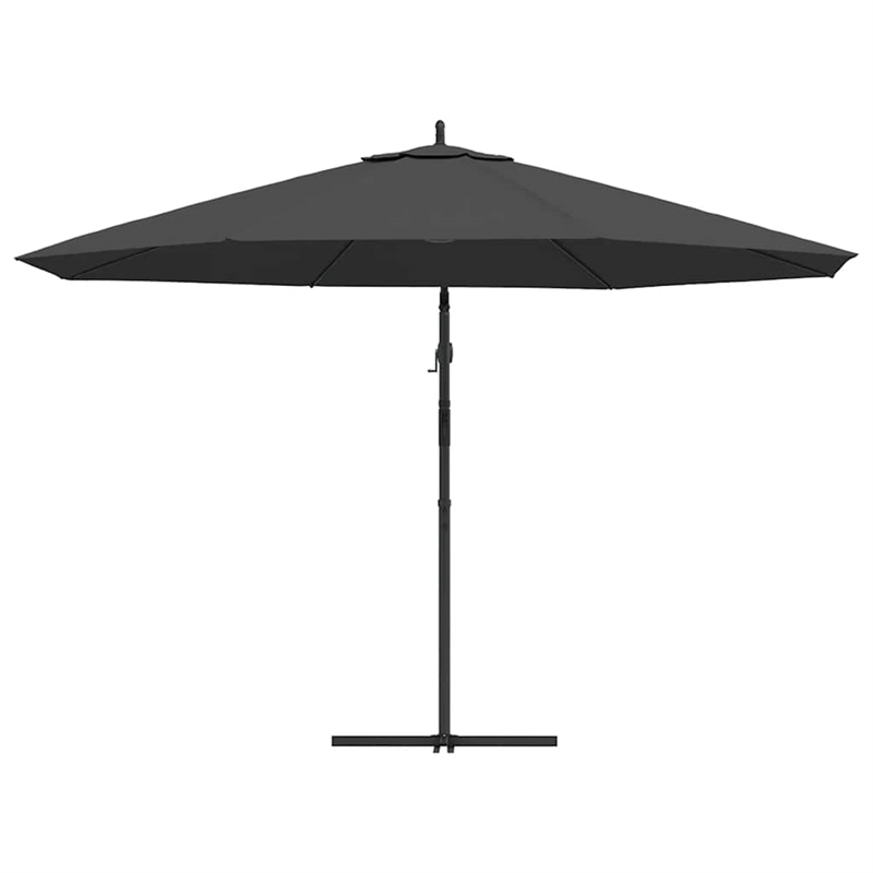 vidaXL Large Cantilever Garden Parasol in Anthracite