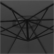 vidaXL Large Cantilever Garden Parasol in Anthracite