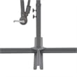 vidaXL Large Tiltable Cantilever Umbrella in Taupe