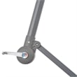 vidaXL Large Tiltable Cantilever Umbrella in Taupe