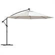 vidaXL Large Tiltable Cantilever Garden Parasol in Sand