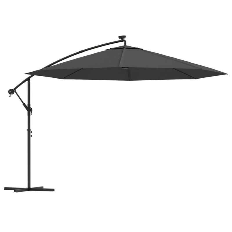 vidaXL Cantilever Garden Parasol in Anthracite