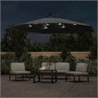 vidaXL Cantilever Garden Parasol in Anthracite