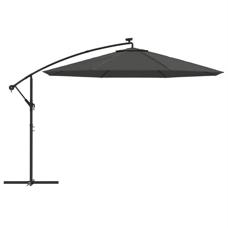 vidaXL Cantilever Garden Parasol in Anthracite