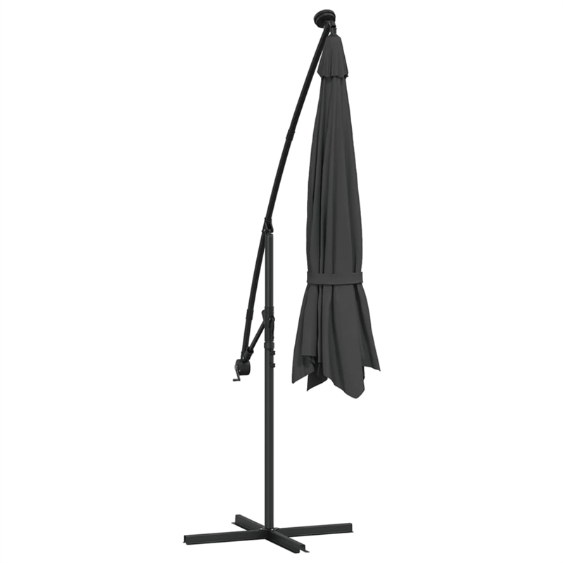 vidaXL Cantilever Garden Parasol in Anthracite