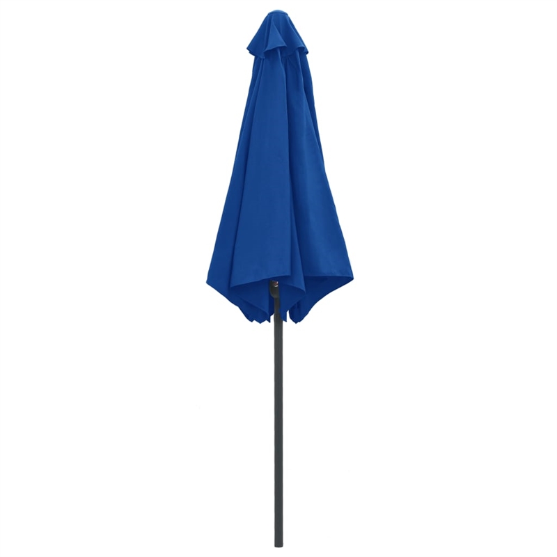 vidaXL Large Foldable Garden Parasol in Azure