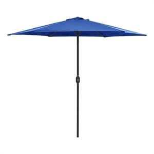vidaXL Large Foldable Garden Parasol in Azure