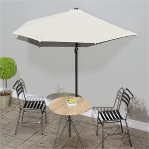 vidaXL Garden Parasol in Sand