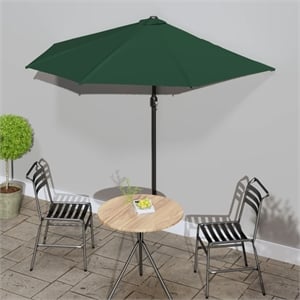 vidaXL Garden Parasol in Green