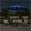 vidaXL Cantilever Patio Umbrella in Azure
