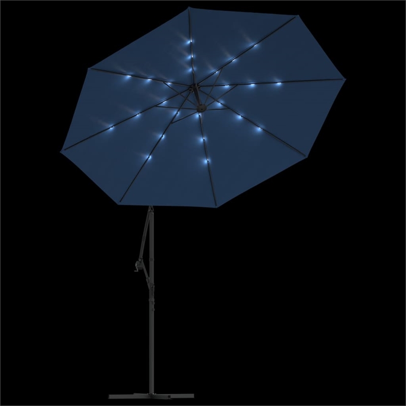 vidaXL Cantilever Patio Umbrella in Azure