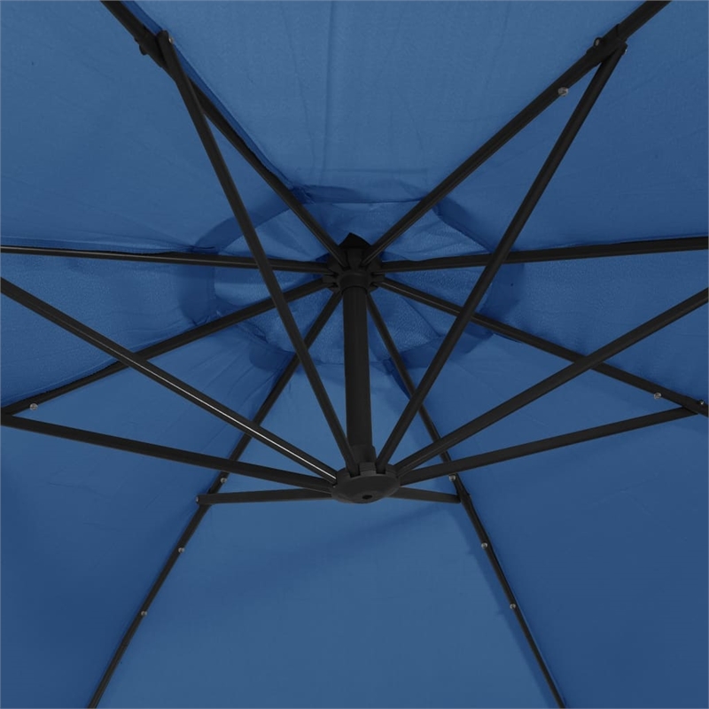 vidaXL Cantilever Patio Umbrella in Azure