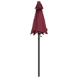 vidaXL Garden Parasol in Burgundy and Dark Grey