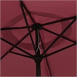 vidaXL Garden Parasol in Burgundy and Dark Grey