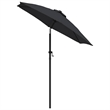 vidaXL Medium Garden Parasol in Black and Dark Grey