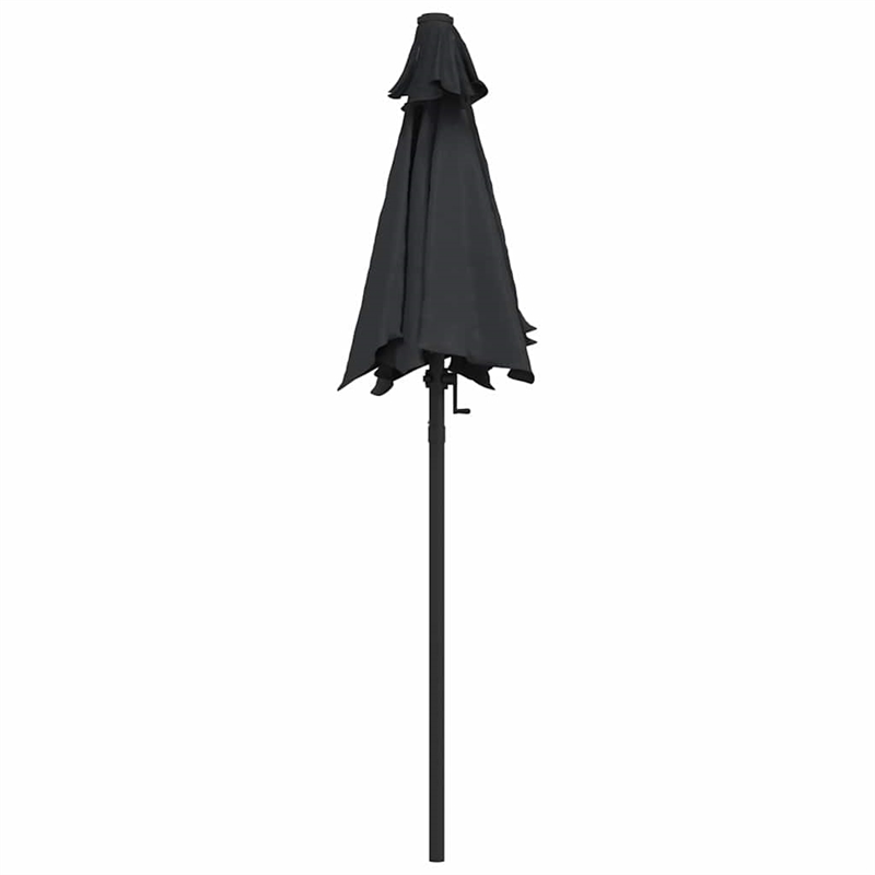 vidaXL Medium Garden Parasol in Black and Dark Grey