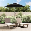 vidaXL Medium Garden Parasol in Black and Dark Grey
