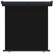 vidaXL Balcony Side Awning in Black