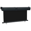 vidaXL Balcony Side Awning in Black