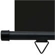 vidaXL Balcony Side Awning in Black