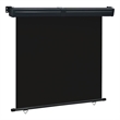 vidaXL Balcony Side Awning in Black