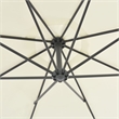 vidaXL Large Cantilever Garden Parasol in Sand