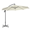 vidaXL Large Cantilever Garden Parasol in Sand