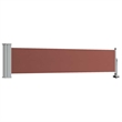 vidaXL Side Awning in  Brown and Grey