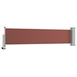 vidaXL Side Awning in  Brown and Grey