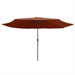 vidaXL Large Garden Parasol in Terracotta