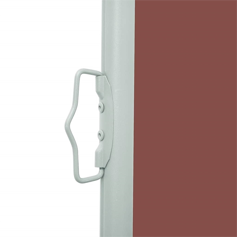 vidaXL Side Awning in Brown and Grey