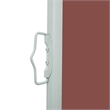 vidaXL Side Awning in Brown and Grey