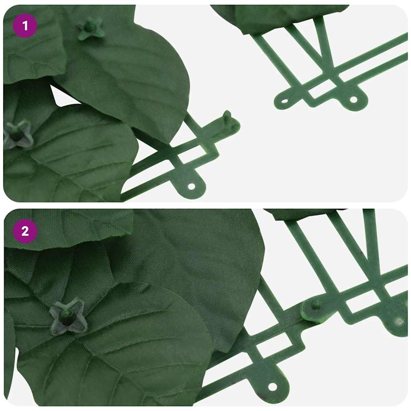 vidaXL 78.7x59.1 in Fabric Screen in Dark Green
