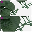 vidaXL 78.7x59.1 in Fabric Screen in Dark Green