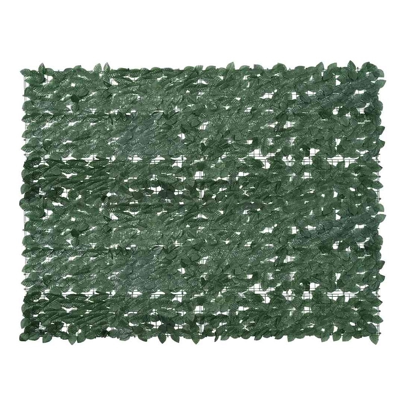 vidaXL 78.7x59.1 in Fabric Screen in Dark Green